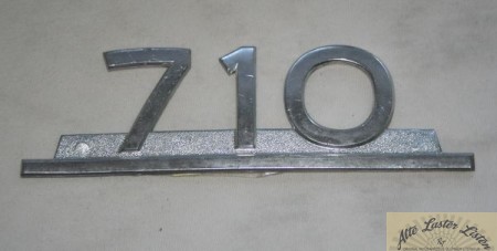 Schriftzug für Mercedes  710