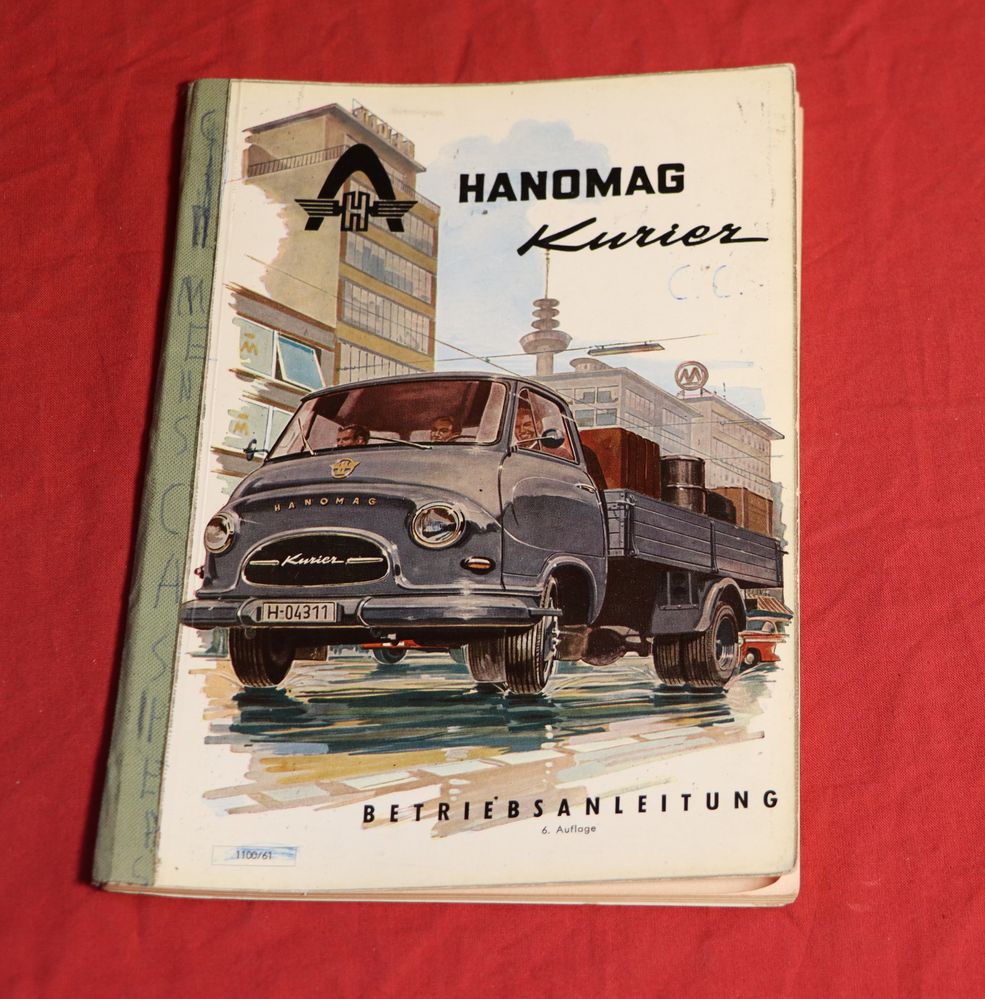Betriebsanleitung Hanomag Kurier