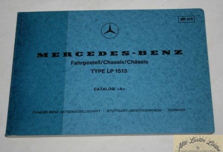 Ersatzteilliste Mercedes LP 1513  Fahrgestell