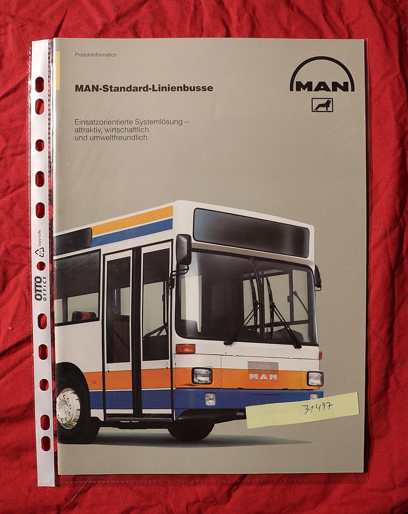 MAN Standard Linienbusse , Prospekt