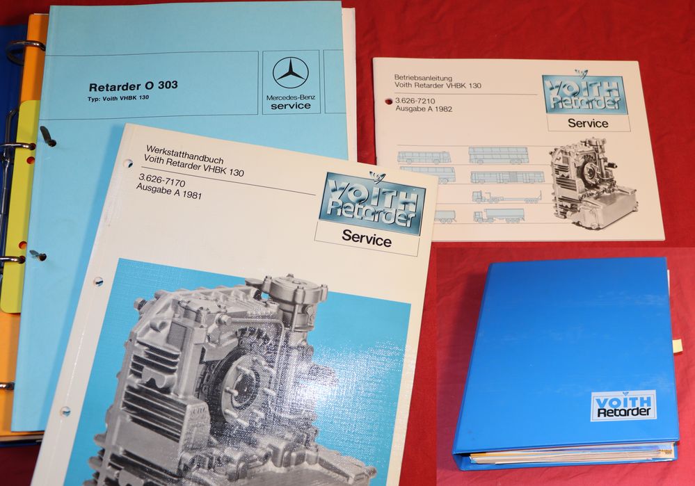 VOITH Retarder VHBK 130 Werkstatthandbuch und weiteres