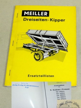 Meiller Kipper   auf MAN  11.136, 13.136, 13.168  HK, HKA