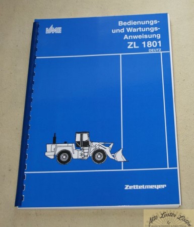 Zettelmeyer       Radlader        ZL 1801 Deutz