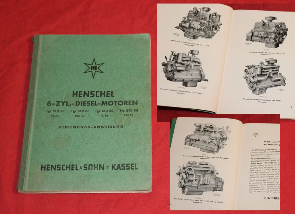 Henschel Diesel Motoren Typen 512 , 513