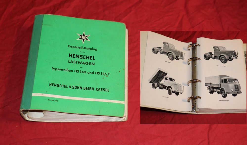 Henschel HS 140, HS 145 T , Ersatzteilkatalog