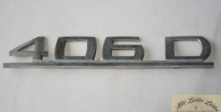 Schriftzug 406 D