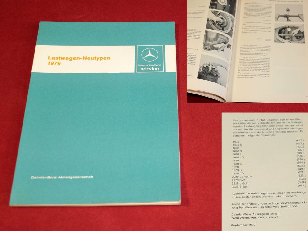 Mercedes Einführungsschrift Lastwagen Neutypen  1979