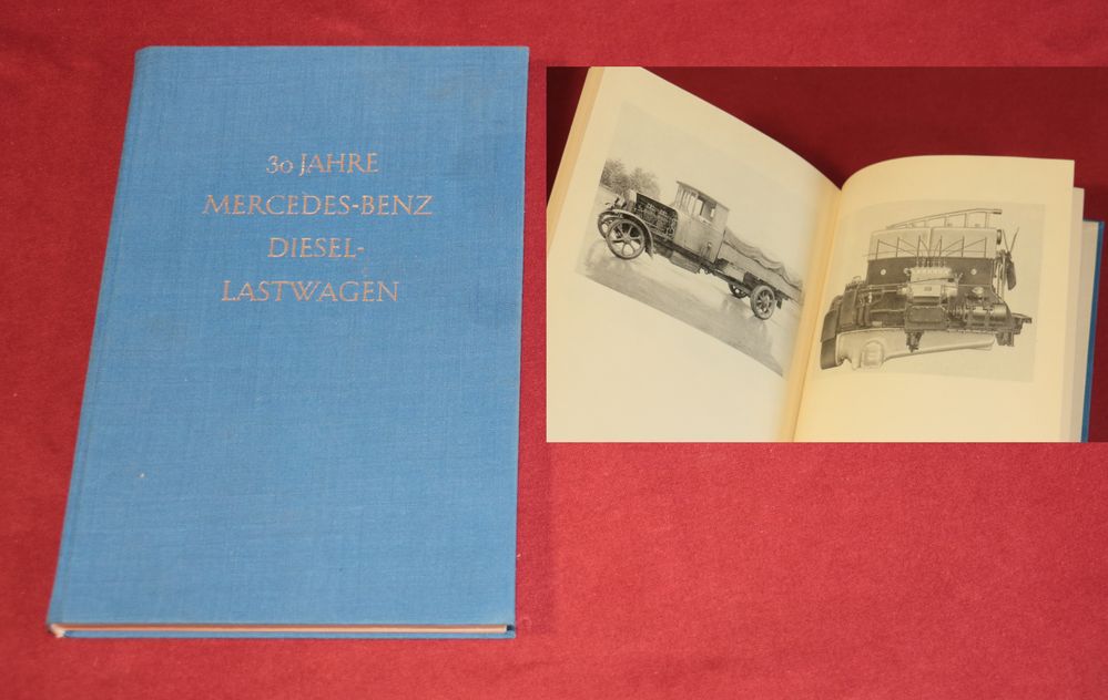 30 Jahre Mercedes Benz  Diesel Lastwagen , Buch von 1953