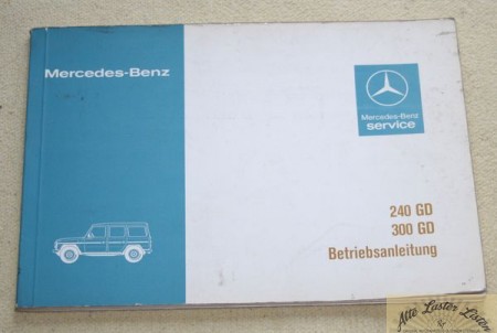 22470_betriebsanleitung_sonstige_lkw_busse_gelaendewagen_4x4_bwxojmDH7HrmMV Mercedes G Geländewagen 240 GD , 300 GD