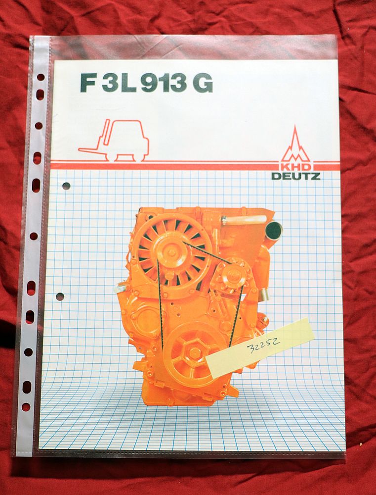Deutz Motor F 3 L 913 G Prospekt