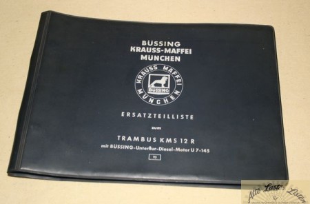 37132_ersatzteilliste_buessing_buessing_busse_bFfMZ9qhrVbCuu KRAUSS MAFFEI , Büssing KMS 12 R Bus mit U 7 - 145