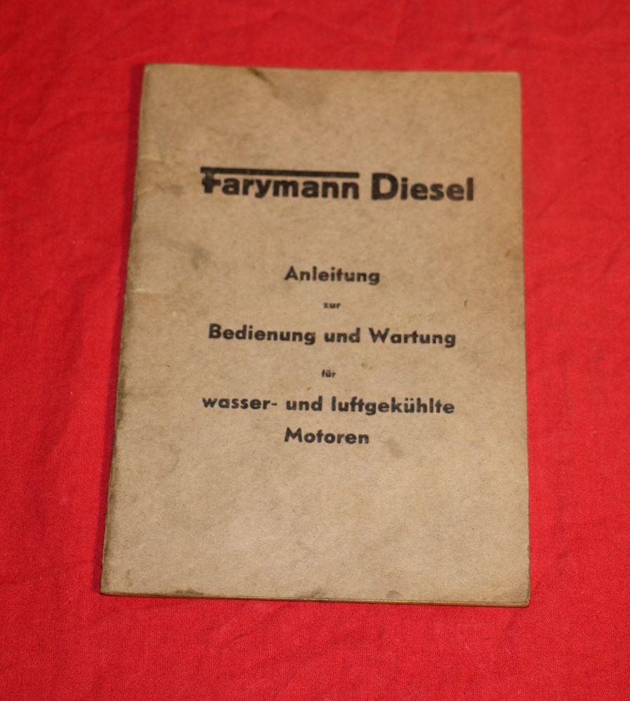 Farymann Diesel Motoren Wasser + luftgekühlt