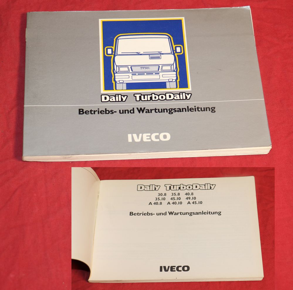 Iveco Daily , TurboDaily Betriebsanleitung