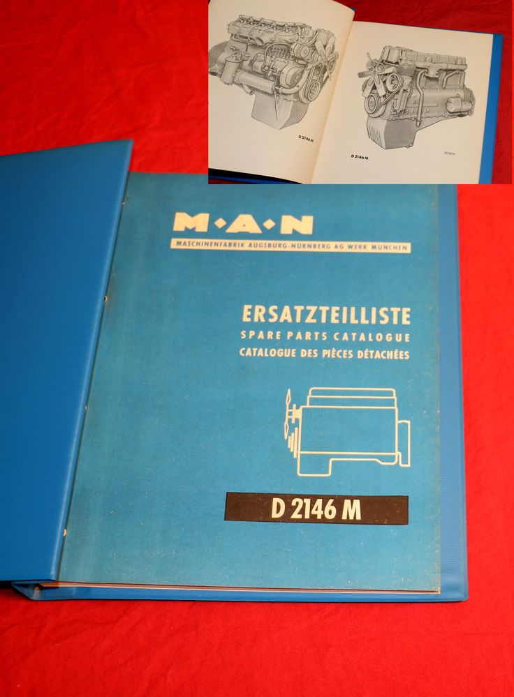 MAN D 2146 M Dieselmotor Ersatzteilkatalog
