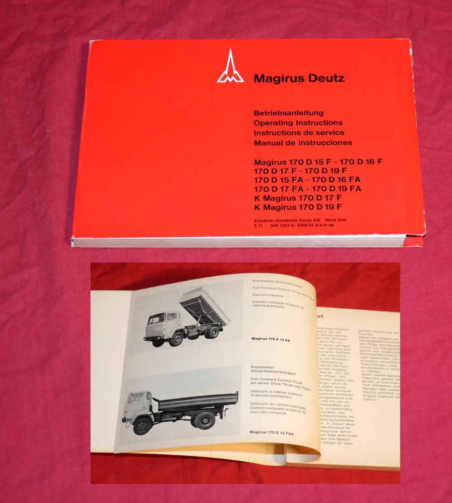 33058 Magirus 170 D 15, 16, 17, 19  F , FA