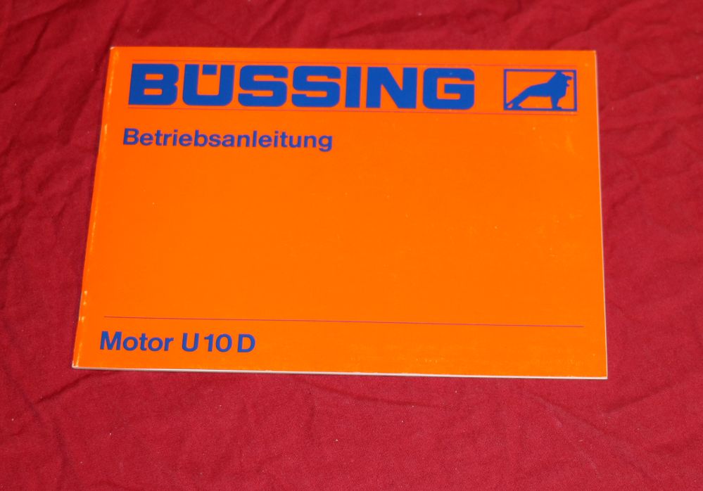 Motor Büssing U 10 D   Unterflur Dieselmotor