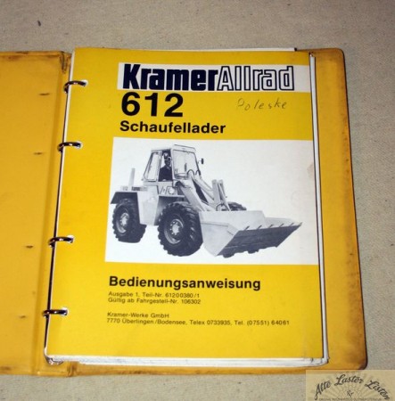KRAMER  Allrad      612     Radlader