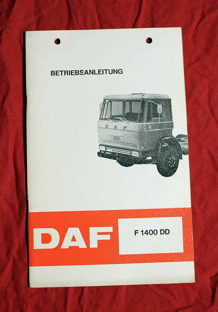 DAF F 1400 DD Anleitung LKW