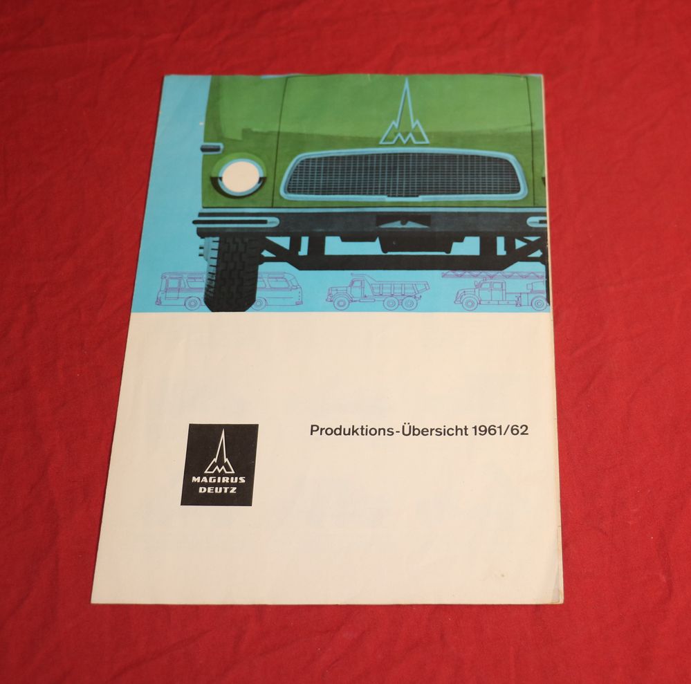 Programmübersicht Magirus Deutz 1961, 1962