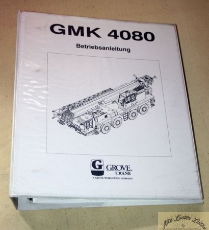 Anleitung Autokran    GROVE         GMK 4080