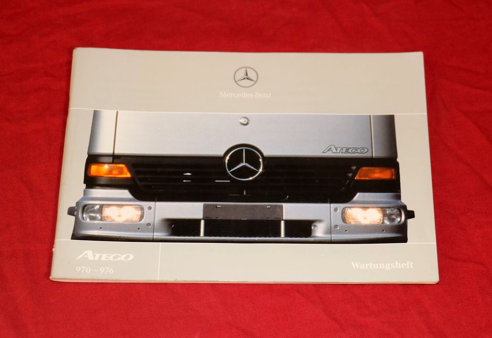 Wartungsheft Mercedes Atego 970 - 976
