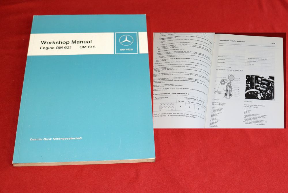 49710 Mercedes OM 615 , OM 621 Workshop Manual