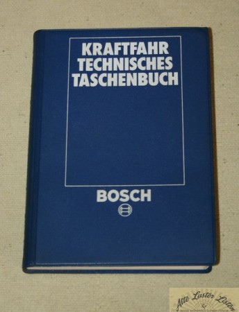 BOSCH   Kraftfahrtechnisches Taschenbuch  1976