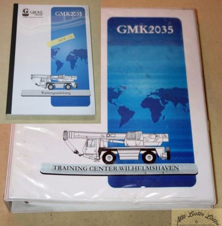 Autokran    GROVE    GMK 2035    Wartungsanleitung