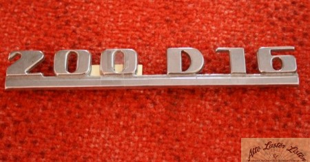 Magirus Schriftzug   200 D 16