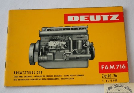 Deutz Motor BF / F 6 M 716