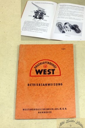 WEST    Druckluftbremse  , Westinghouse