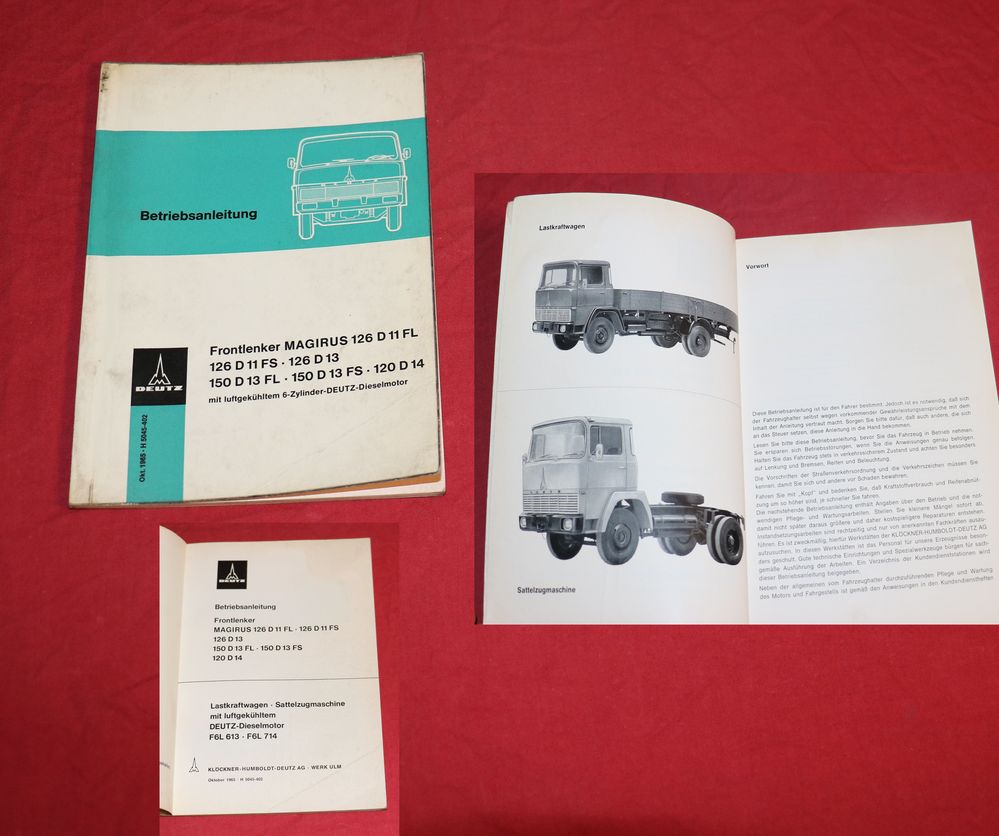 Magirus Deutz 126, 150 D 11, 13 FL, FS