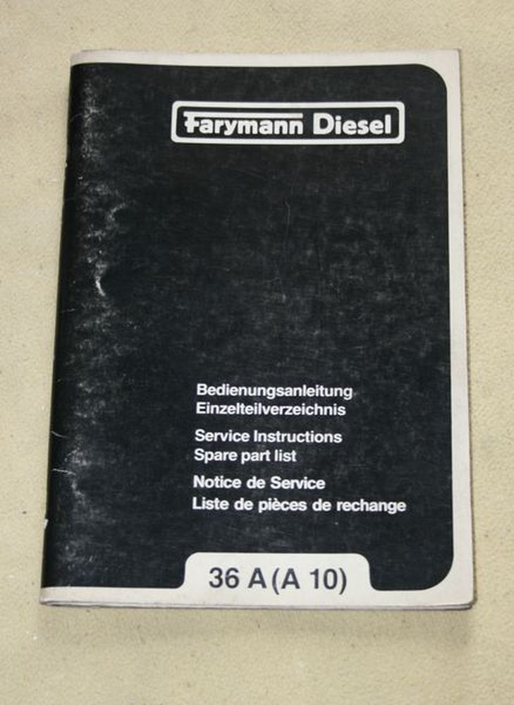 30406 Farymann Diesel 36 A , A 10 Motor