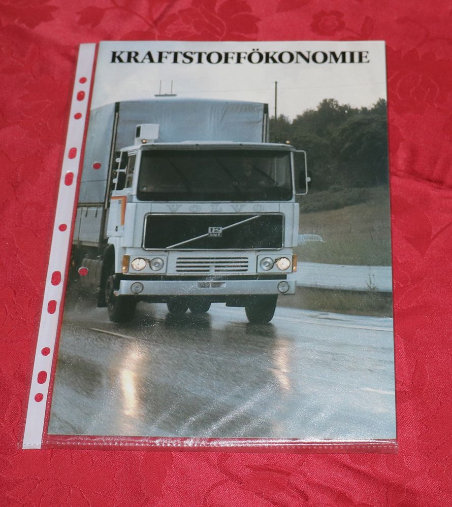 Volvo , Kraftstoff Ökonomie, LKW Prospekt