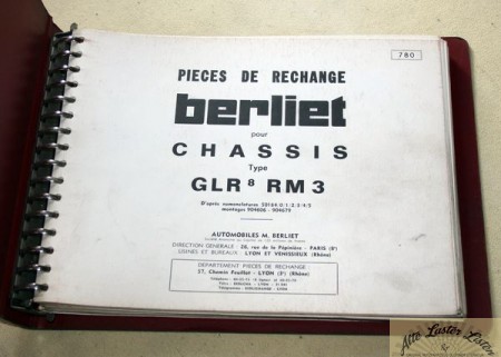 BERLIET  GLR8 RM 3  , Chassis + Fahrerhaus