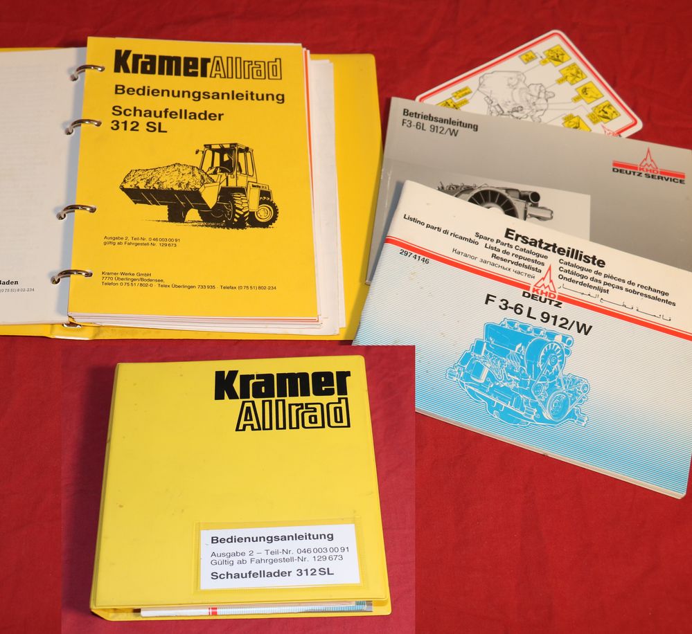 44966 KRAMER Radlader 312 SL Schaufellader