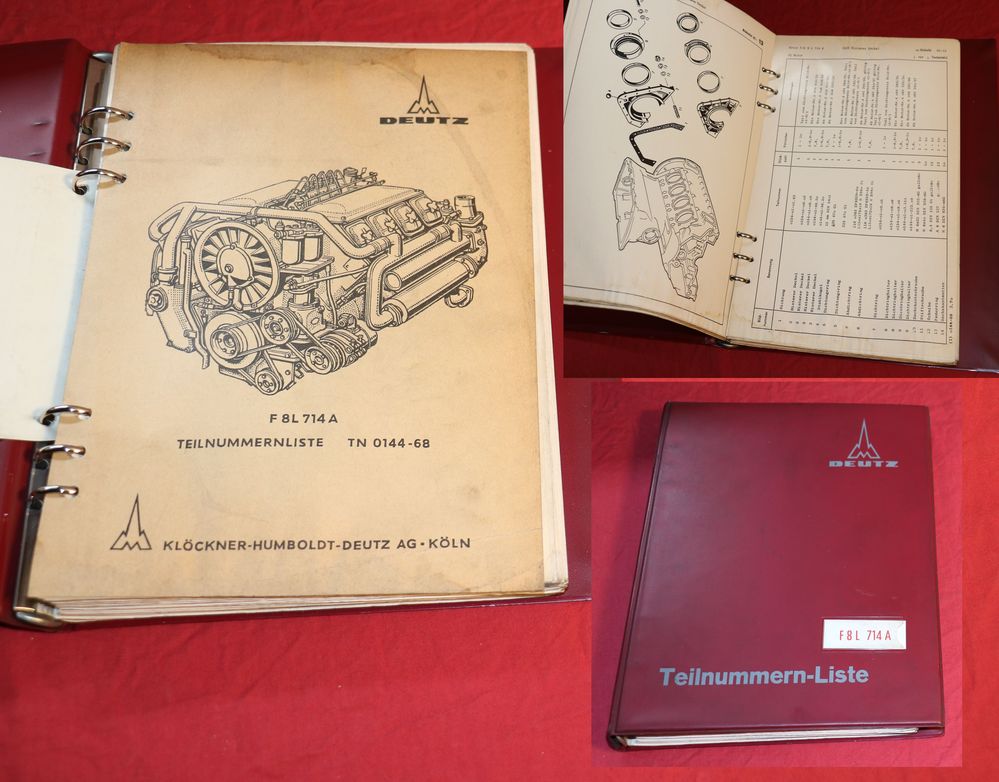 53398 Deutz Motor F 8 L 714 A , Vielstoff
