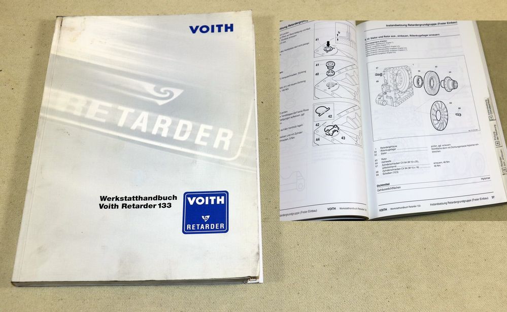 VOITH Retarder 133 , Werkstatthandbuch