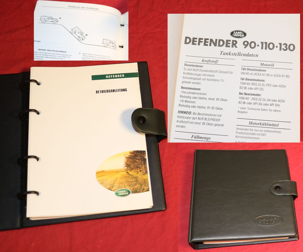 Land Rover Defender Betriebsanleitung