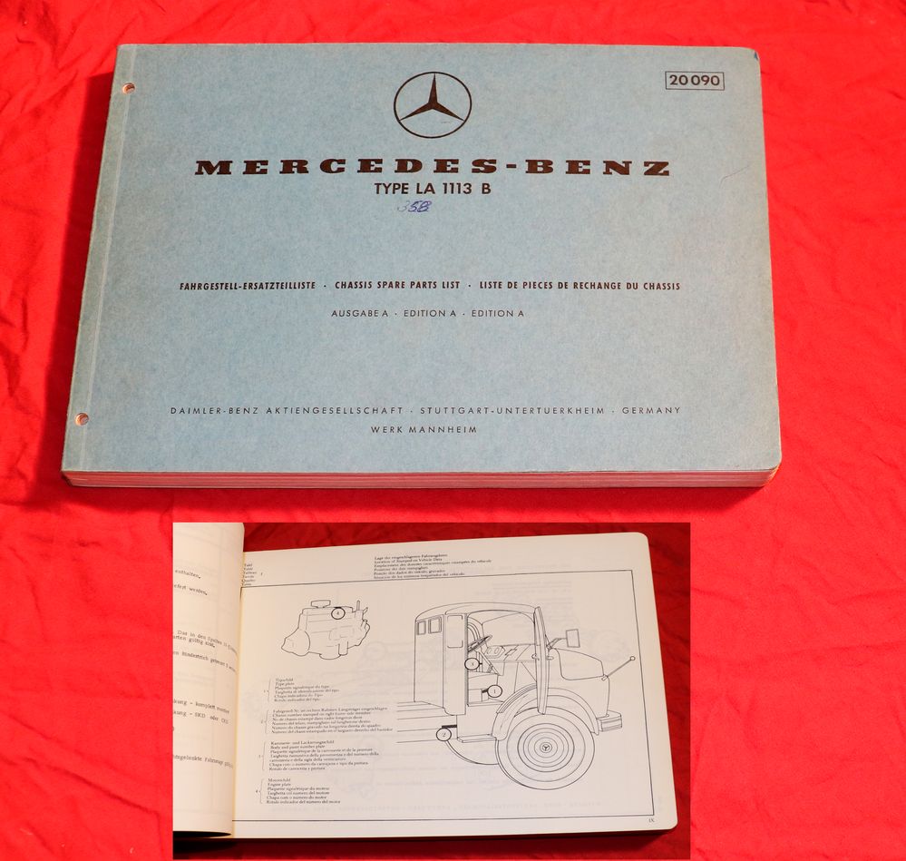 Mercedes LA 1113  B     Allrad Fahrgestell