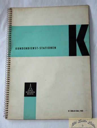 Kundendienststationen  für Magirus LKW