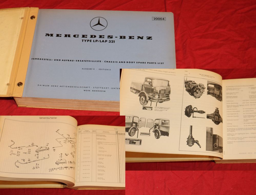 Mercedes LP , LAP  321 Fahrgestell, Fahrerhaus + Aufbau