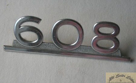 Schriftzug für Mercedes 608