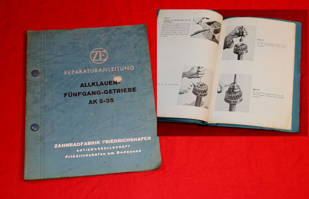 ZF Getriebe AK 5-35  Werkstatthandbuch, Reparatur