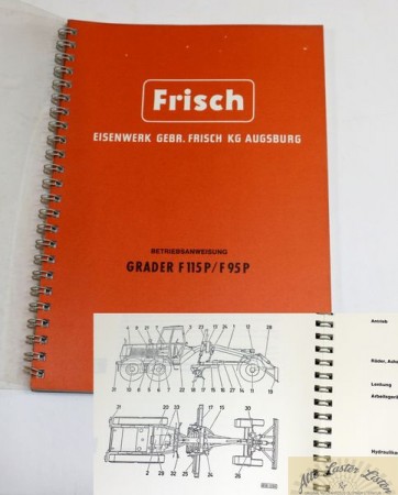 FRISCH Grader F 115 P , F 95 P Anleitung