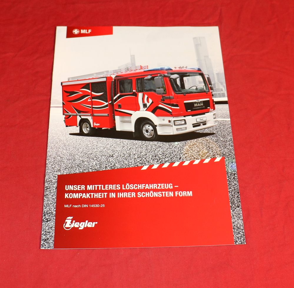 Ziegler MLF Mittleres Löschfahrzeug , Feuerwehr Prospekt