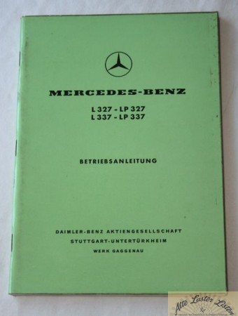 Mercedes L , LP  327 , 337