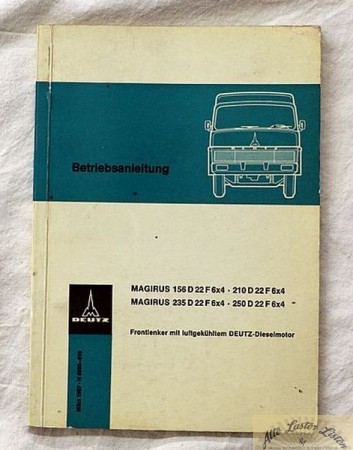 Magirus 156 , 210 , 235 , 250 D 22  F  6x4 Transeuropa