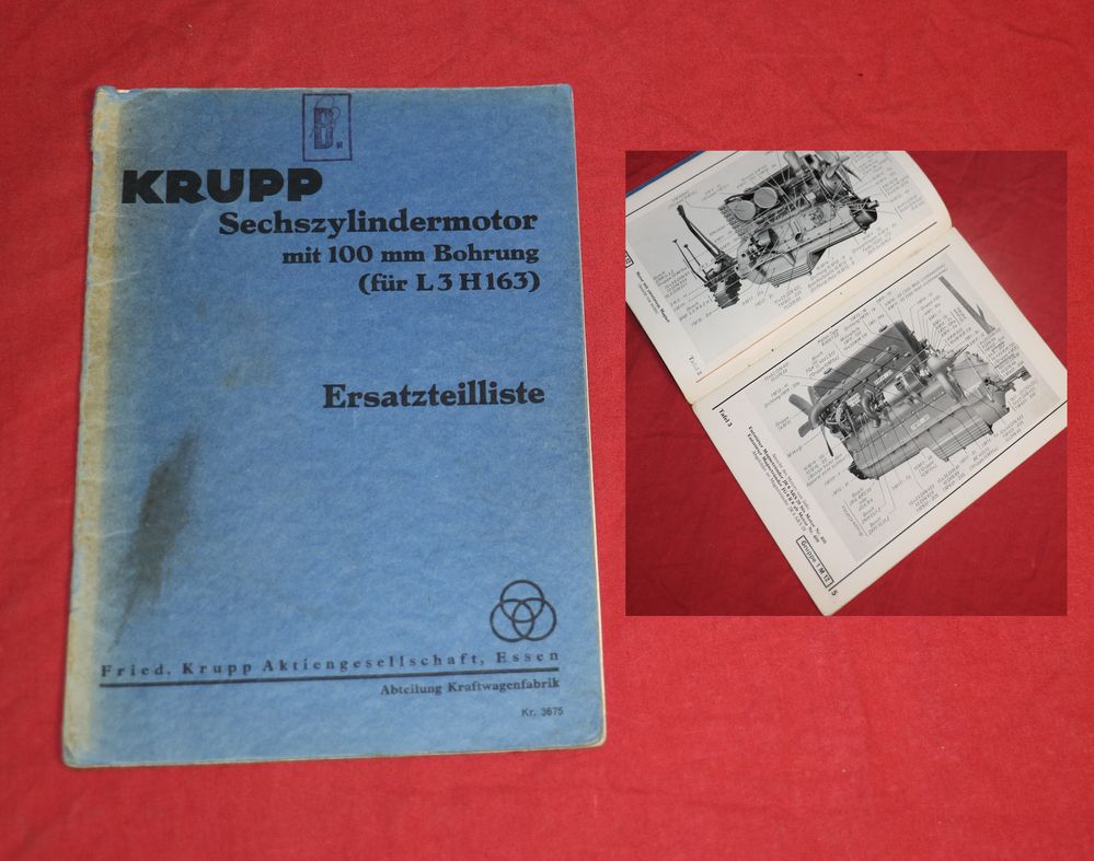 KRUPP Sechszylinder Motor für L 3 H 163