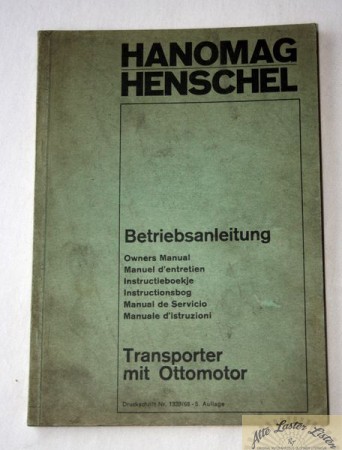 Transporter mit Ottomotor ( F 20 - 35 mit Motor A 60 )